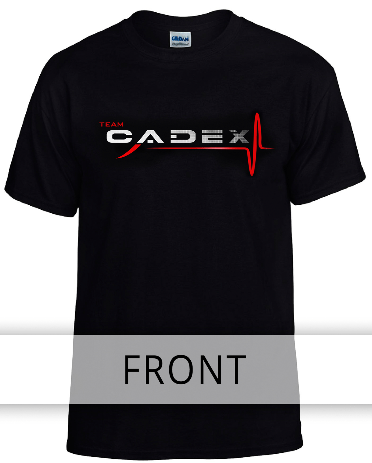 “CADEX TESTING” MEN’S T-SHIRT BLACK